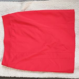 Express Red Pencil Skirt